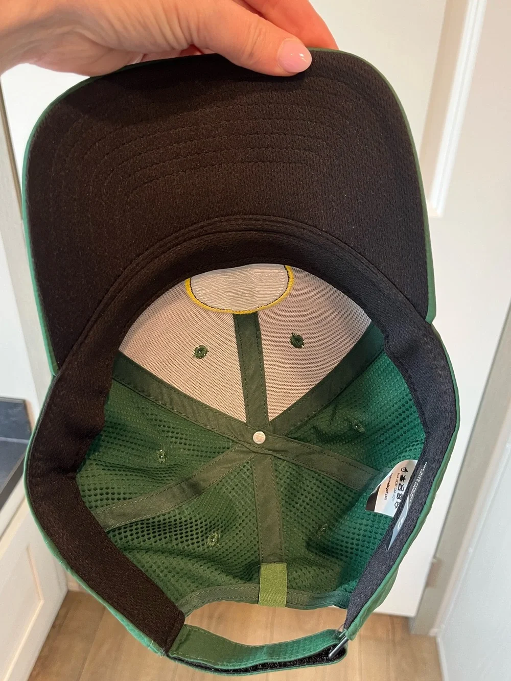 TaylorMade Preppy Green Carlsbad, California Patch Golf Hat 7nine Strapback OSF